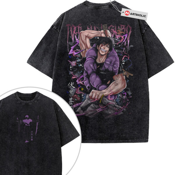 Toji Fushiguro Shirt, Jujutsu Kaisen Shirt, Anime Shirt, Vintage Tee 2-Sided