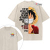 Monkey D Luffy Shirt, One Piece Shirt, Anime Shirt, Vintage T-Shirt 2-Sided