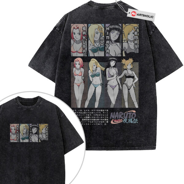Naruto Shirt, Anime Shirt, Vintage Tee 2-Sided