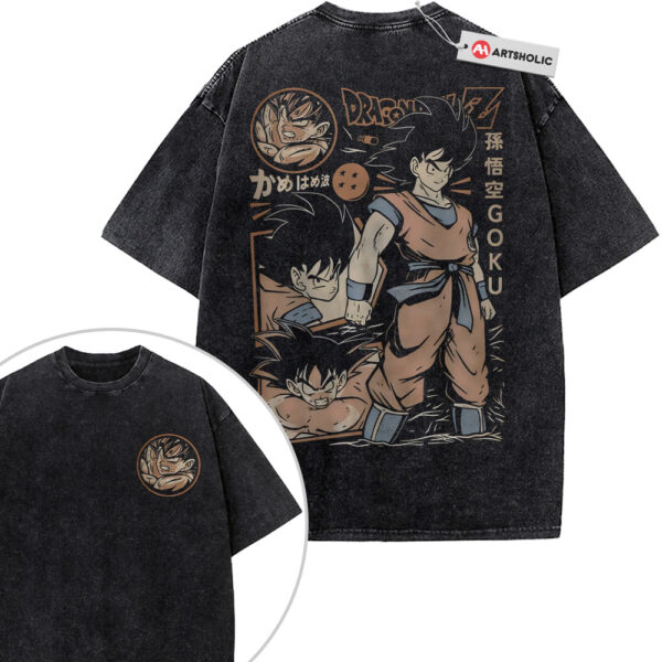 Son Goku Shirt, Dragon Ball Shirt, DBZ Shirt, Anime Shirt, Vintage Tee 2-Sided