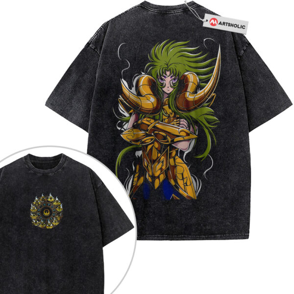 Aries Shion Shirt, Saint Seiya Shirt, Anime Shirt, Vintage Tee 2-Sided