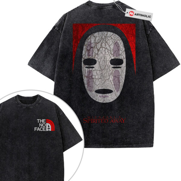No Face Shirt, Spirited Away Shirt, Studio Ghibli Shirt, Anime Shirt, Vintage T-Shirt 2-Sided