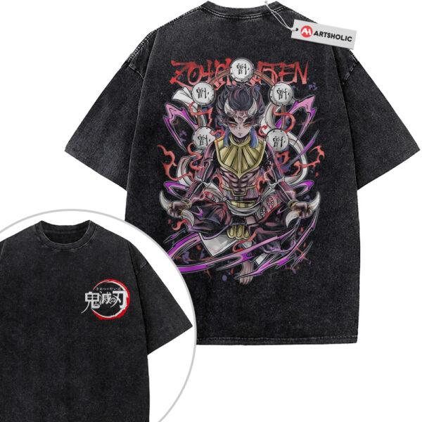 Hantengu Shirt, Demon Slayer Shirt, Anime Shirt, Vintage Tee 2-Sided