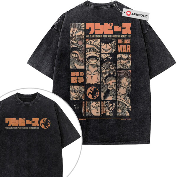One Piece Shirt, Anime Shirt, Vintage Tee 2-Sided