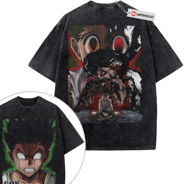 Gon Freecss Shirt, Hunter x Hunter Shirt, HxH Shirt, Anime Shirt, Vintage Tee 2-Sided