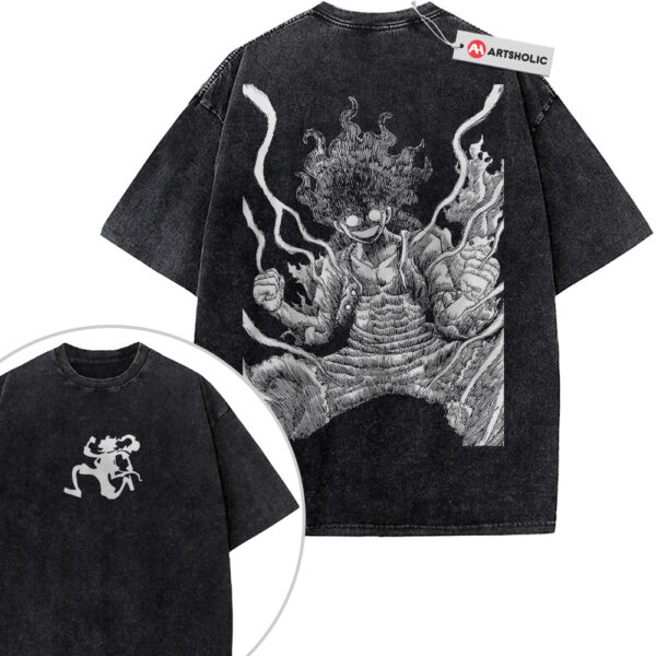 Monkey D Luffy Shirt, One Piece Shirt, Anime Shirt, Vintage Tee 2-Sided