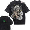 Sanemi Shinazugawa Shirt, Demon Slayer Shirt, Anime Shirt, Vintage T-Shirt 2-Sided