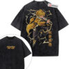 Zenitsu Agatsuma Shirt, Demon Slayer Shirt, Anime Shirt, Vintage Tee 2-Sided