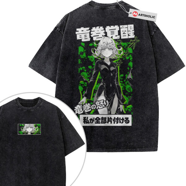 Tatsumaki Shirt, One-Punch Man Shirt, Anime Shirt, Vintage T-Shirt 2-Sided