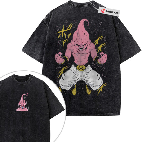 Majin Buu Shirt, Dragon Ball Shirt, DBZ Shirt, Anime Shirt, Vintage Tee 2-Sided