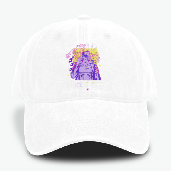 Jotaro Kujo Caps, JoJo's Bizarre Adventure Caps, Anime Caps, Vintage Caps