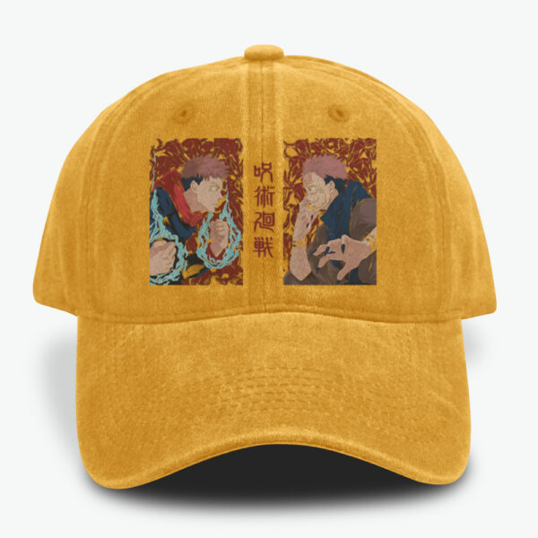 Sukuna x Yuji Itadori Caps, Jujutsu Kaisen Caps, Anime Caps, Vintage Caps