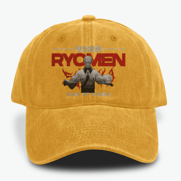 Ryomen Sukuna Caps, Jujutsu Kaisen Caps, Anime Caps, Vintage Caps