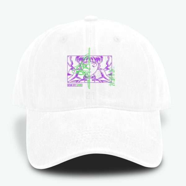 Unit-01 Shinji Ikari Caps, Neon Genesis Evangelion Caps, Anime Caps, Vintage Caps