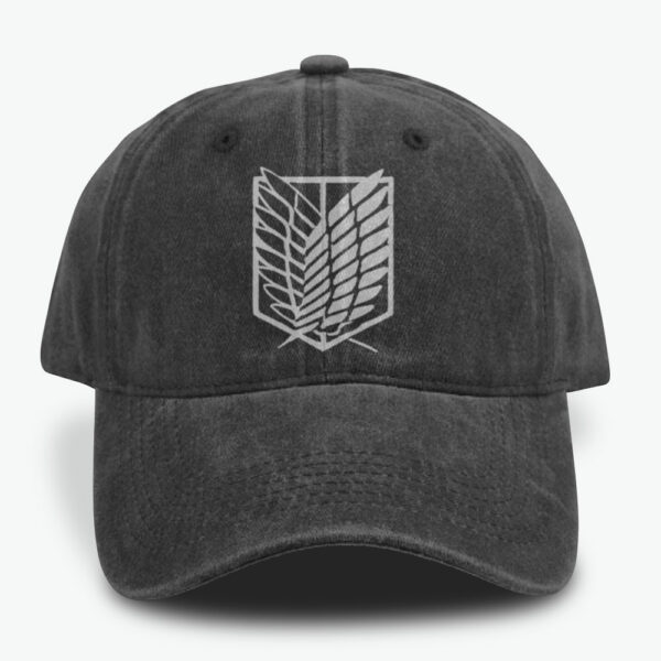Levi Ackerman Caps, Attack On Titan Caps, AOT Caps, Anime Caps, Vintage Tee 2-Sided