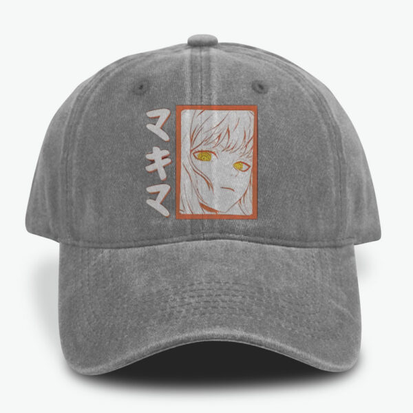 Makima Caps, Chainsaw Man Caps, Anime Caps, Vintage Caps