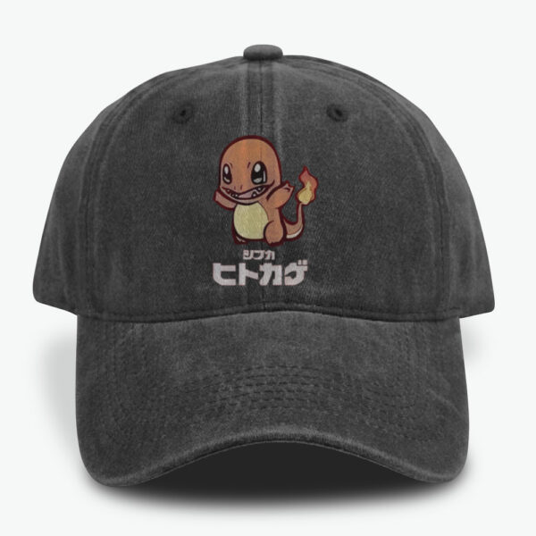 Charmander Caps, Charmeleon Caps, Charizard Caps, Pokemon Caps, Anime Caps, Vintage Caps