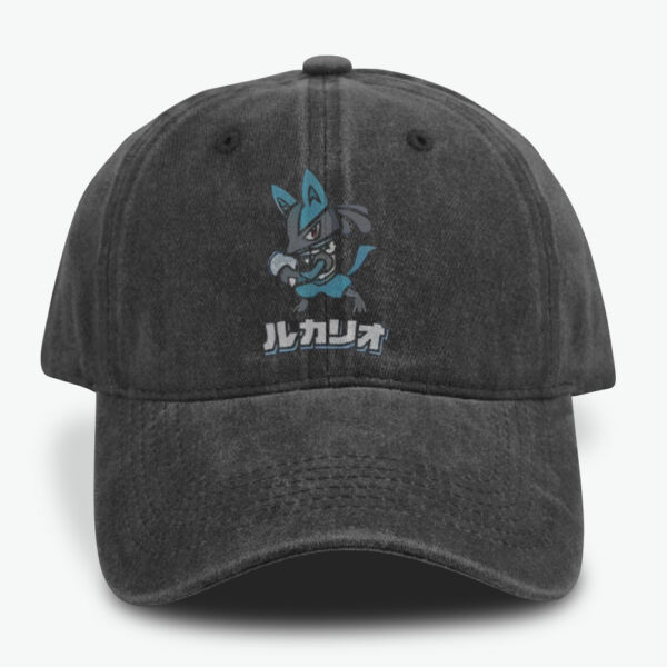 Lucario Caps, Riolu Caps, Pokemon Caps, Anime Caps, Vintage Caps