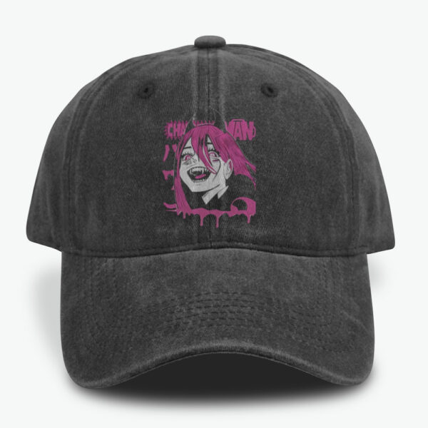 Power Caps, Chainsaw Man Caps, Anime Caps, Vintage Caps