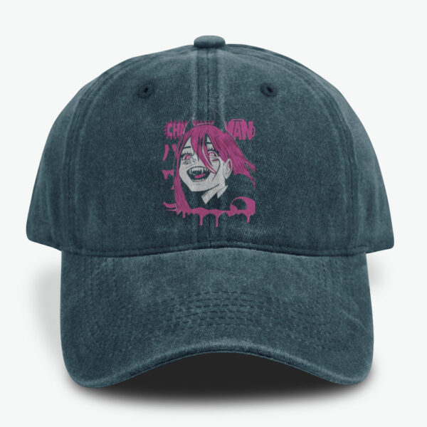 Power Caps, Chainsaw Man Caps, Anime Caps, Vintage Caps
