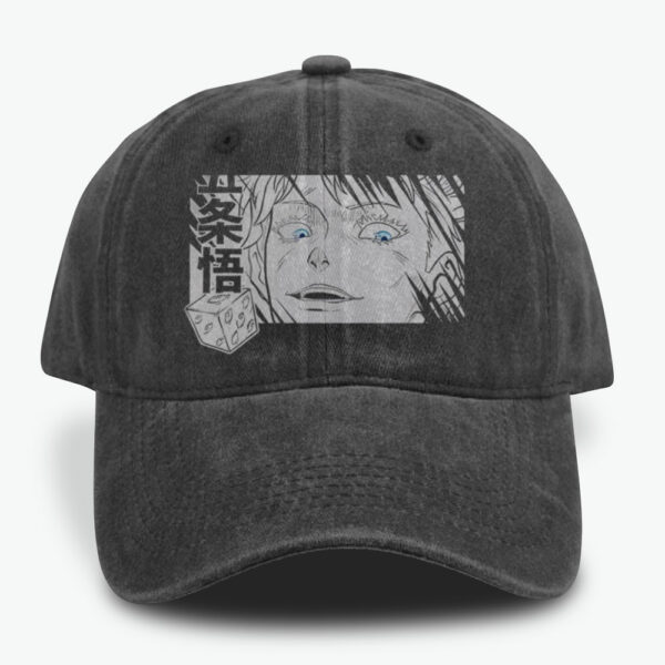 Satoru Gojo Caps, Jujutsu Kaisen Caps, Anime Caps, Vintage Caps