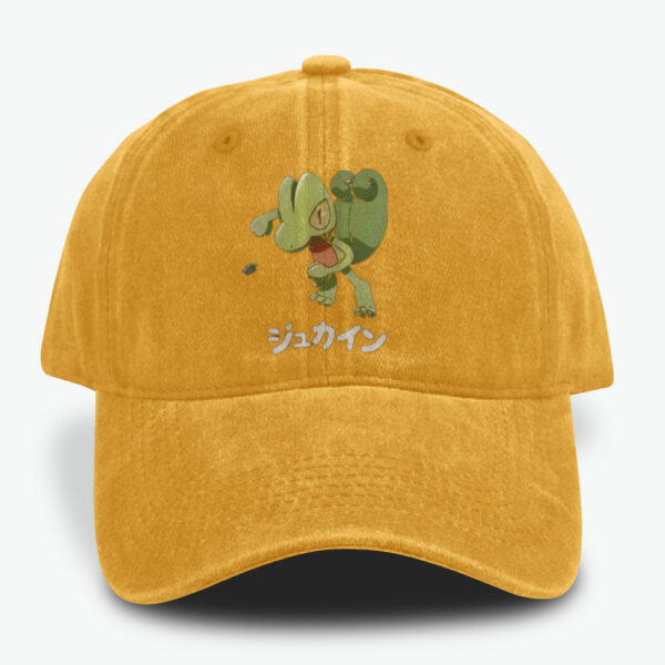 Sceptile Grovyle and Treecko Caps, Pokemon Caps, Anime Caps, Vintage Caps