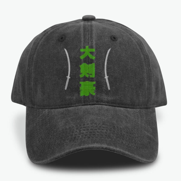 Roronoa Zoro Caps, One Piece Caps, Anime Caps, Vintage Caps