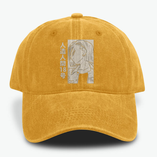 Android 18 Caps, Dragon Ball Caps, Anime Caps, Vintage Caps