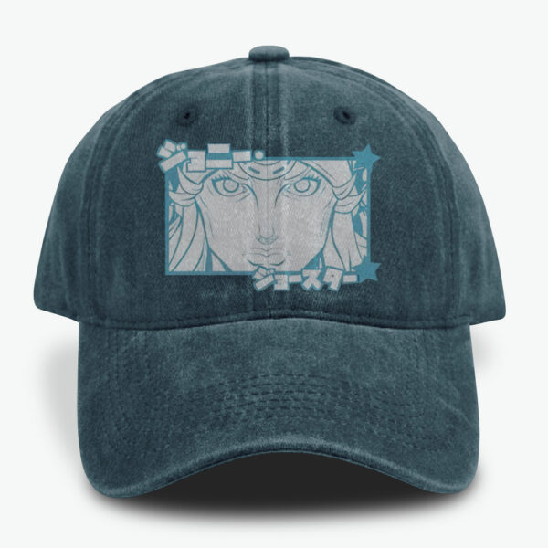 Johnny Joestar Caps, JoJo's Bizarre Adventure Caps, Anime Caps, Vintage Caps