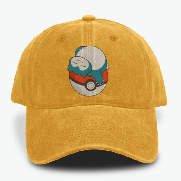 Snorlax Caps, Pokemon Caps, Anime Caps, Vintage Caps