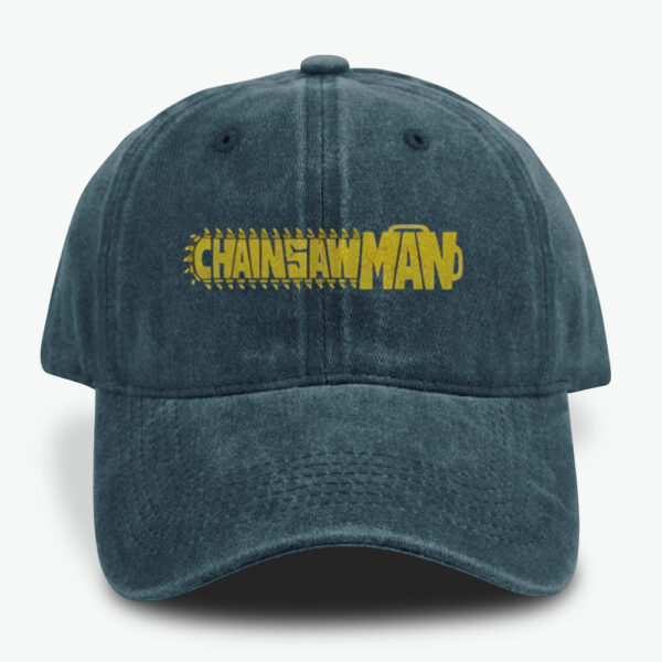 Makima Caps, Chainsaw Man Caps, Anime Caps, Vintage Tee 2-Sided