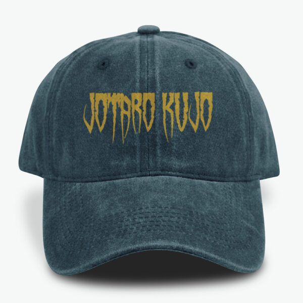 Jotaro Kujo Caps, JoJo's Bizarre Adventure Caps, Anime Caps, Vintage Caps