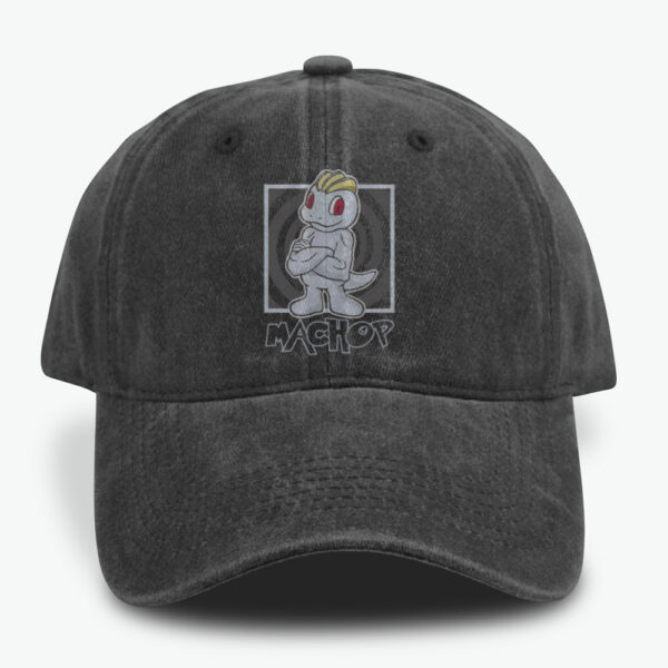 Machop Caps, Machoke Caps, Machamp Caps, Pokemon Caps, Anime Caps, Vintage Caps