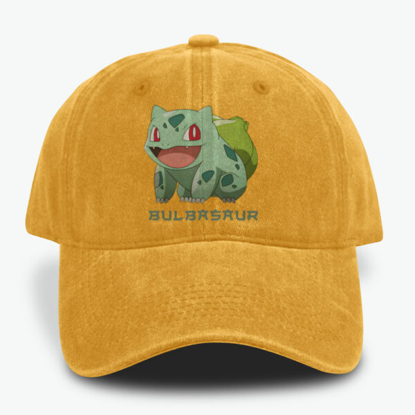 Bulbasaur Caps, Pokemon Caps, Anime Caps, Vintage Caps
