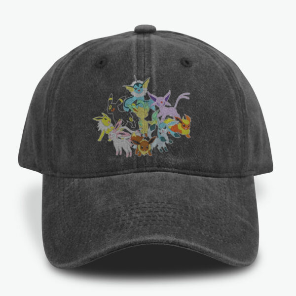 Eeveelutions Caps, Pokemon Caps, PKM Caps, Anime Caps, Vintage Caps