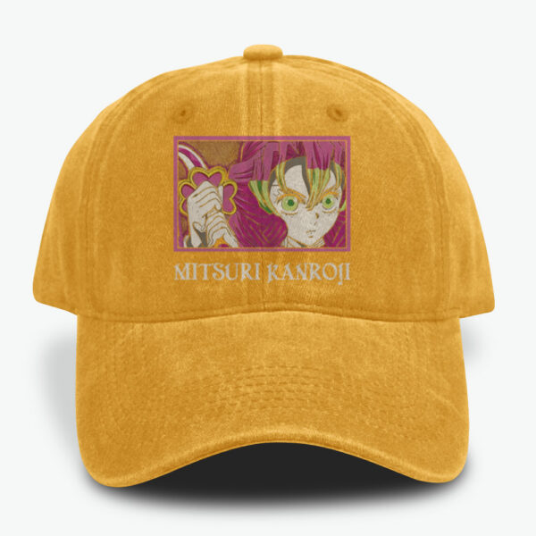 Mitsuri Kanroji Caps, Demon Slayer Caps, Anime Caps, Vintage Caps
