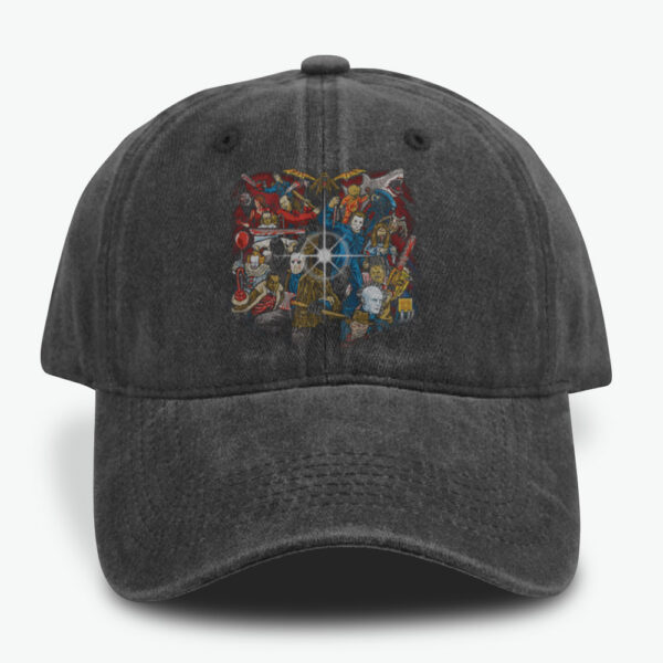 Horror Fighter Caps, Halloween Caps, Movie Caps, Vintage Caps