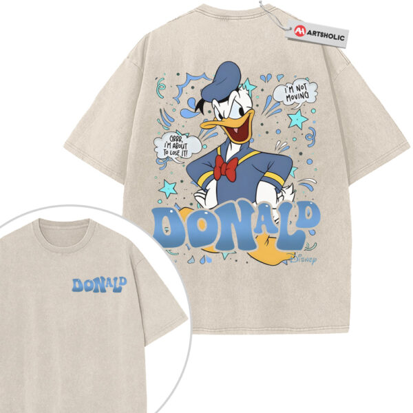 Donald Duck Shirt, Animated Shirt, Vintage T-Shirt 2-Sided