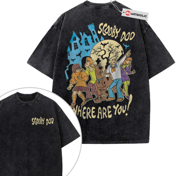 Scooby-Doo Shirt, Animated Shirt, Vintage T-Shirt 2-Sided