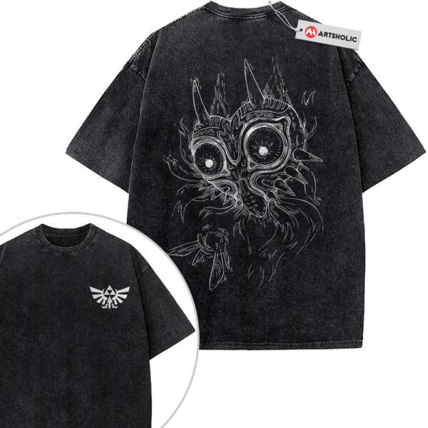 Majora's Mask Shirt, The Legend of Zelda Shirt, Game Shirt, Vintage Tee 2-Sided