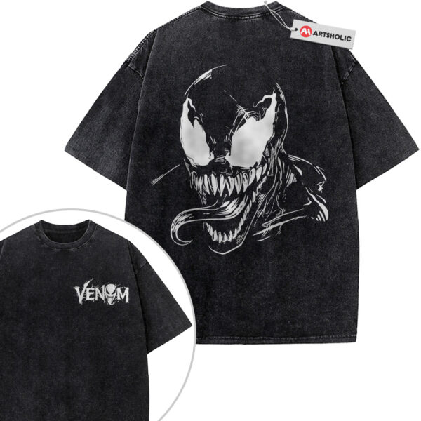 Venom Shirt, Marvel Comics Shirt, Vintage T-Shirt 2-Sided