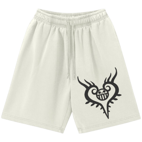 Trafalgar D Water Law Shorts, One Piece Shorts, Anime Shorts, Vintage Shorts