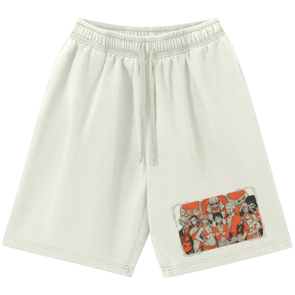 Straw Hat Pirates Shorts, One Piece Shorts, Anime Shorts, Vintage Shorts