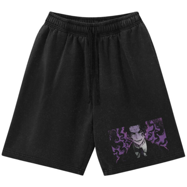 Muzan Kibutsuji Shorts, Demon Slayer Shorts, Anime Shorts, Vintage Shorts