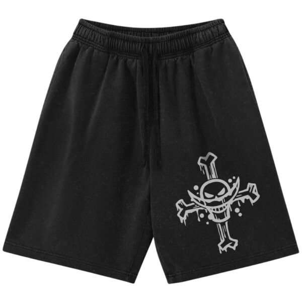 Whitebeard Pirates Shorts, One Piece Shorts, Anime Shorts, Vintage Shorts