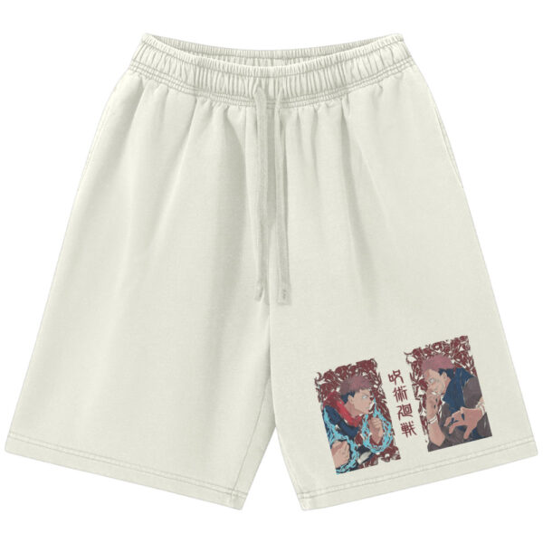 Sukuna x Yuji Itadori Shorts, Jujutsu Kaisen Shorts, Anime Shorts, Vintage Shorts