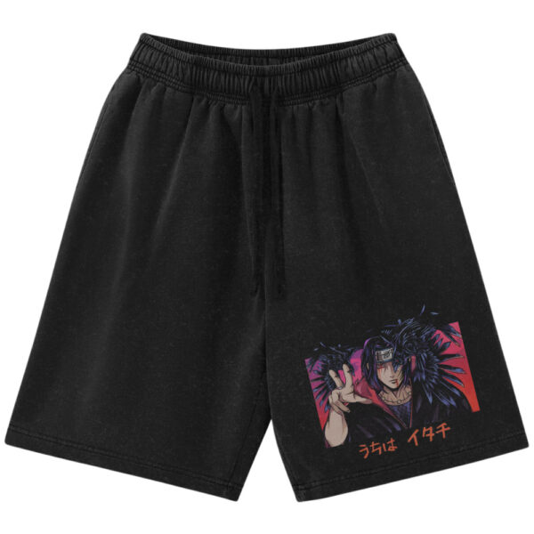 Itachi Uchiha Shorts, Naruto Shorts, Anime Shorts, Vintage Shorts