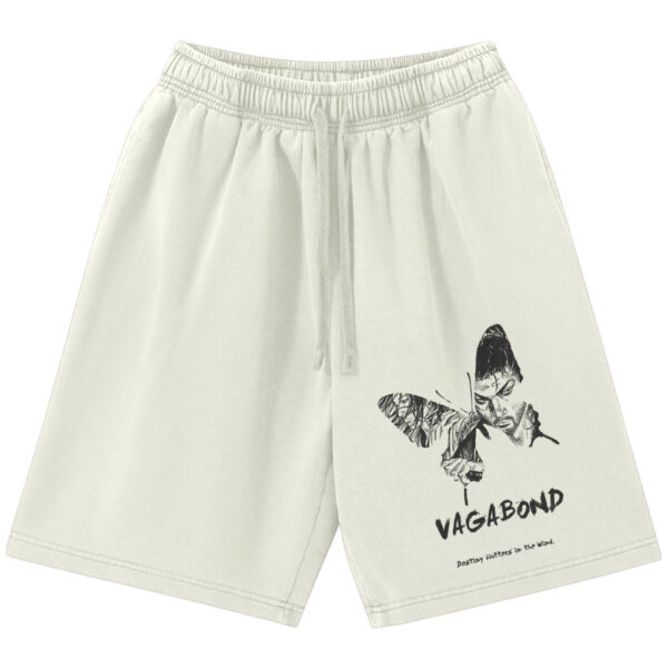 Takezo Shorts, Musashi Miyamoto Shorts, Vagabond Shorts, Anime Shorts, Vintage Shorts