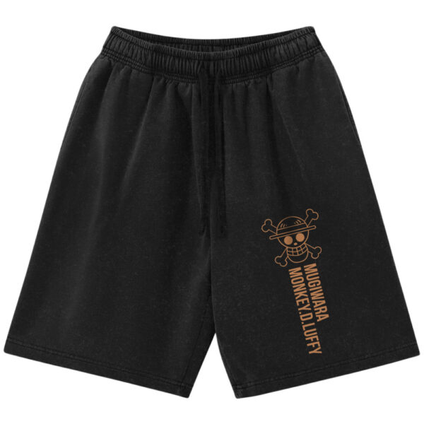 Monkey D Luffy Shorts, One Piece Shorts, Anime Shorts, Vintage Shorts