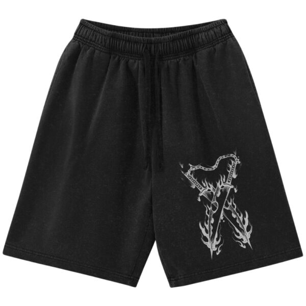 Tengen Uzui Shorts, Demon Slayer Shorts, Anime Shorts, Vintage Shorts